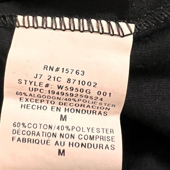 NWT Champion Leopard Print Logo Black Cropped Shirt Sleeve T-Shirt Size Medium - Picture 13 of 13